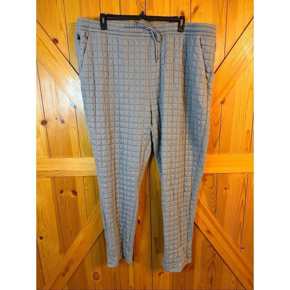 Xersion Men's 3XLT Quilted Sweat Pants Workout Gray Big & Tall MSRP $60 (6649)